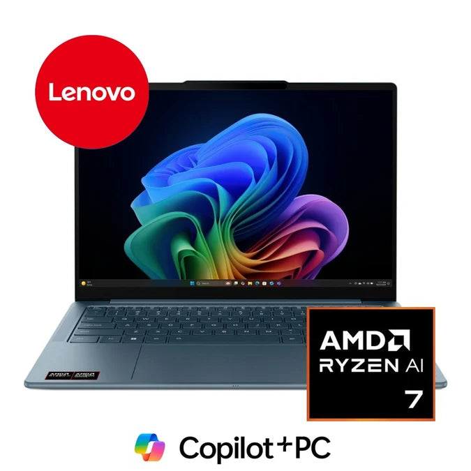 Lenovo Yoga Slim 7 14AKP10 14-inch WUXGA AI Laptop - AMD Ryzen 7 350 512GB SSD 32GB RAM Win 11 Pro