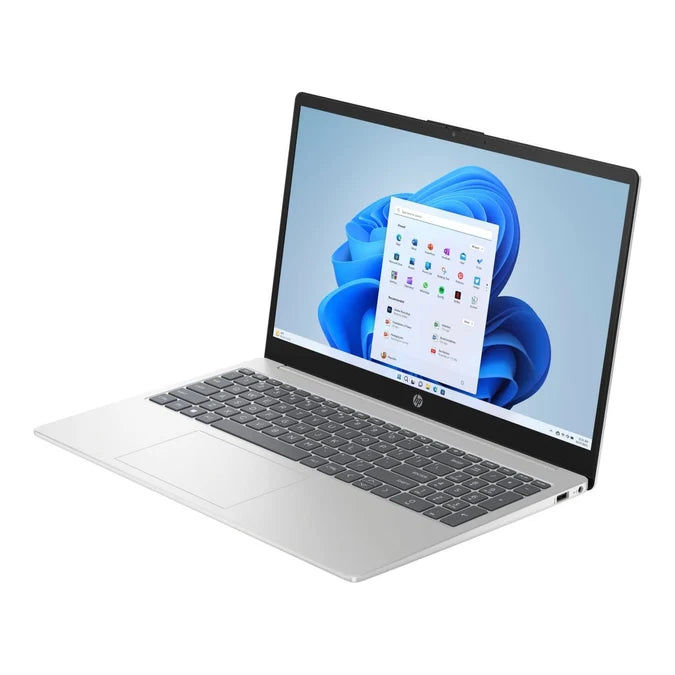 HP 15-fc0096ni 15.6-inch FHD Laptop - AMD Ryzen 7 7730U 512GB SSD 16GB RAM Win 11 Home Natural Silver
