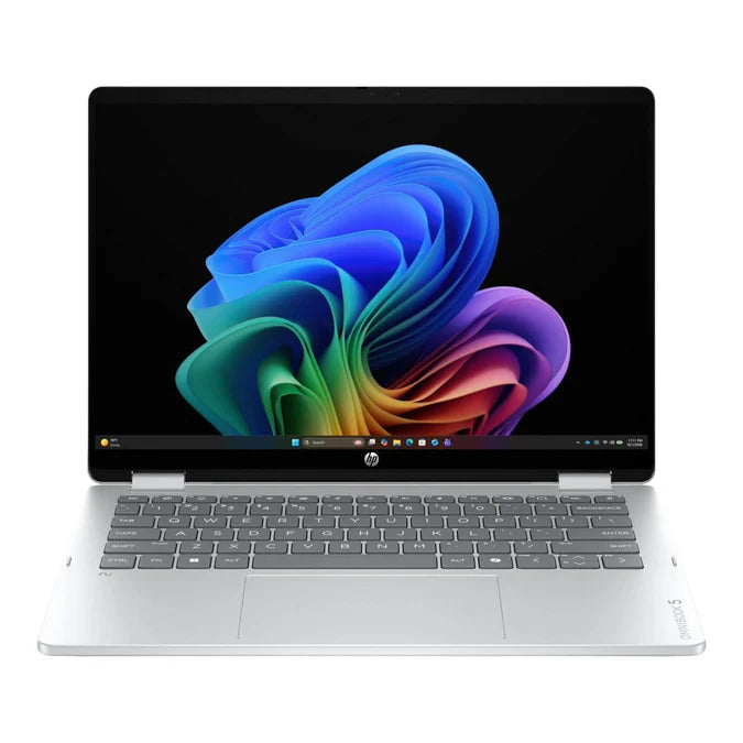 HP OmniBook 5 Flip 14-km0003ni 14-inch 2K Next Gen AI 2-in-1 Laptop - Intel Core Ultra 5 322 512GB SSD 16GB RAM Win 11 Home Glacier Silver
