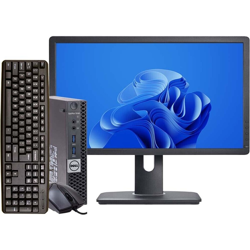 Certified Pre-Owned Dell OptiPlex 3040-Intel i5 6th Gen Micro 8GB RAM/ 256GB SSD